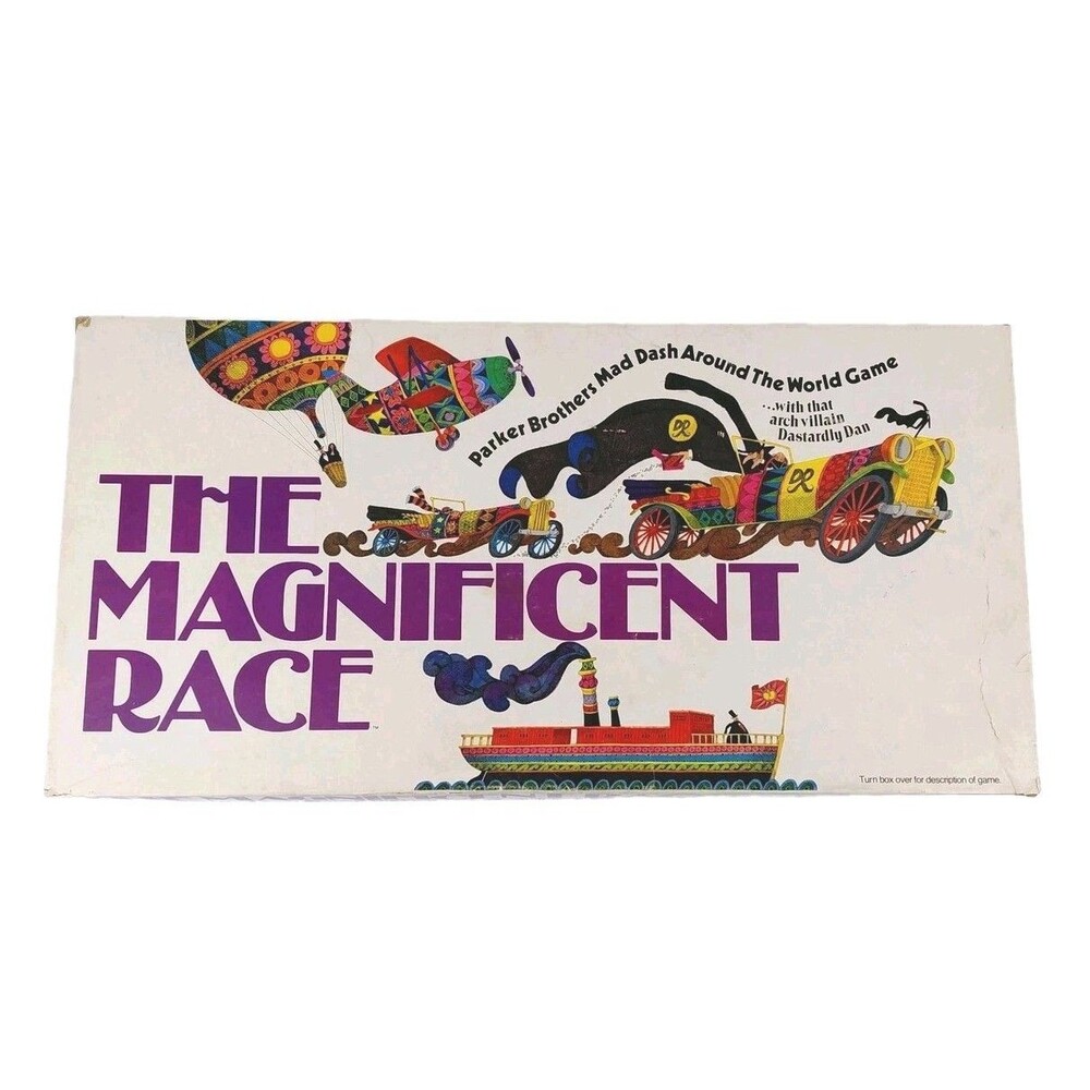 Parker Brothers Magnificent Race Board Game 1975 Vtg Complete GUC